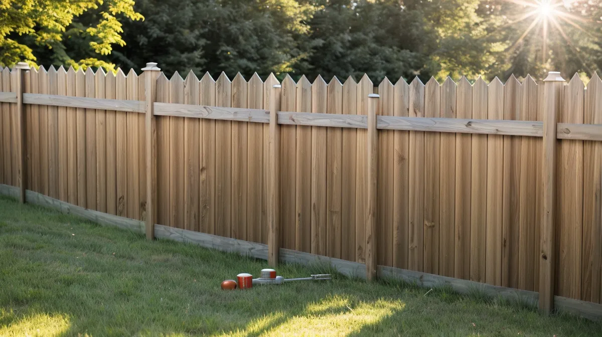 How We Built a DIY Wood Picket Fence to Secure Our Half-Acre