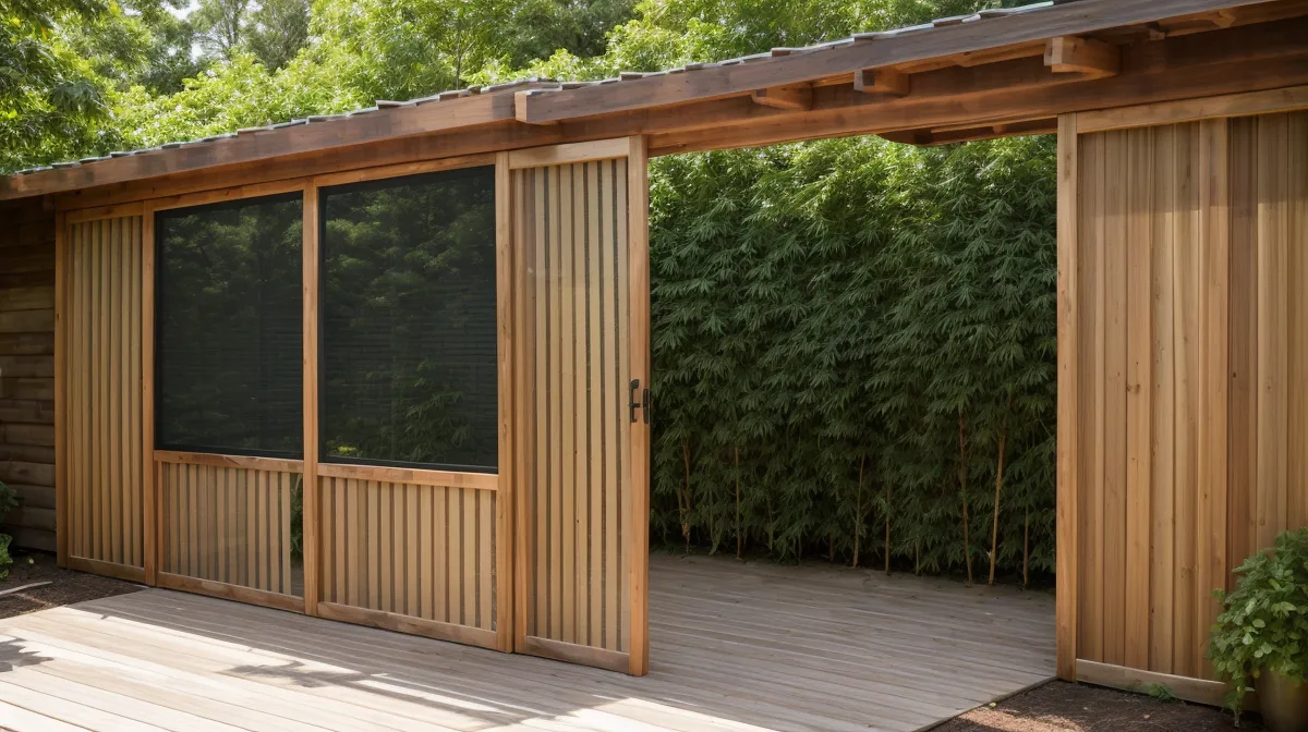 How to Build an Outdoor Privacy Screen for Back Porch Seating